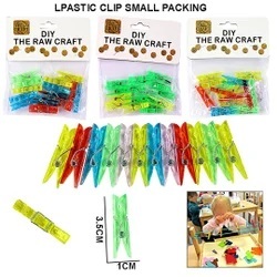 Plastic Clip Transparent Small Packing 004545PL